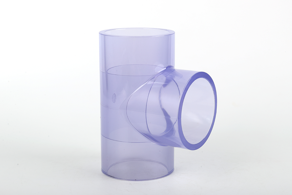 江岸透明正三通